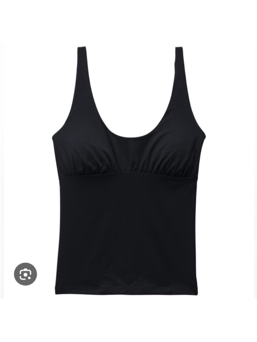 Prana Mallorca Tankini Top Black Size XS